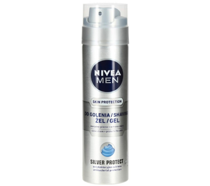 Nivea -  Nivea for Men Silver Protect Żel do golenia 